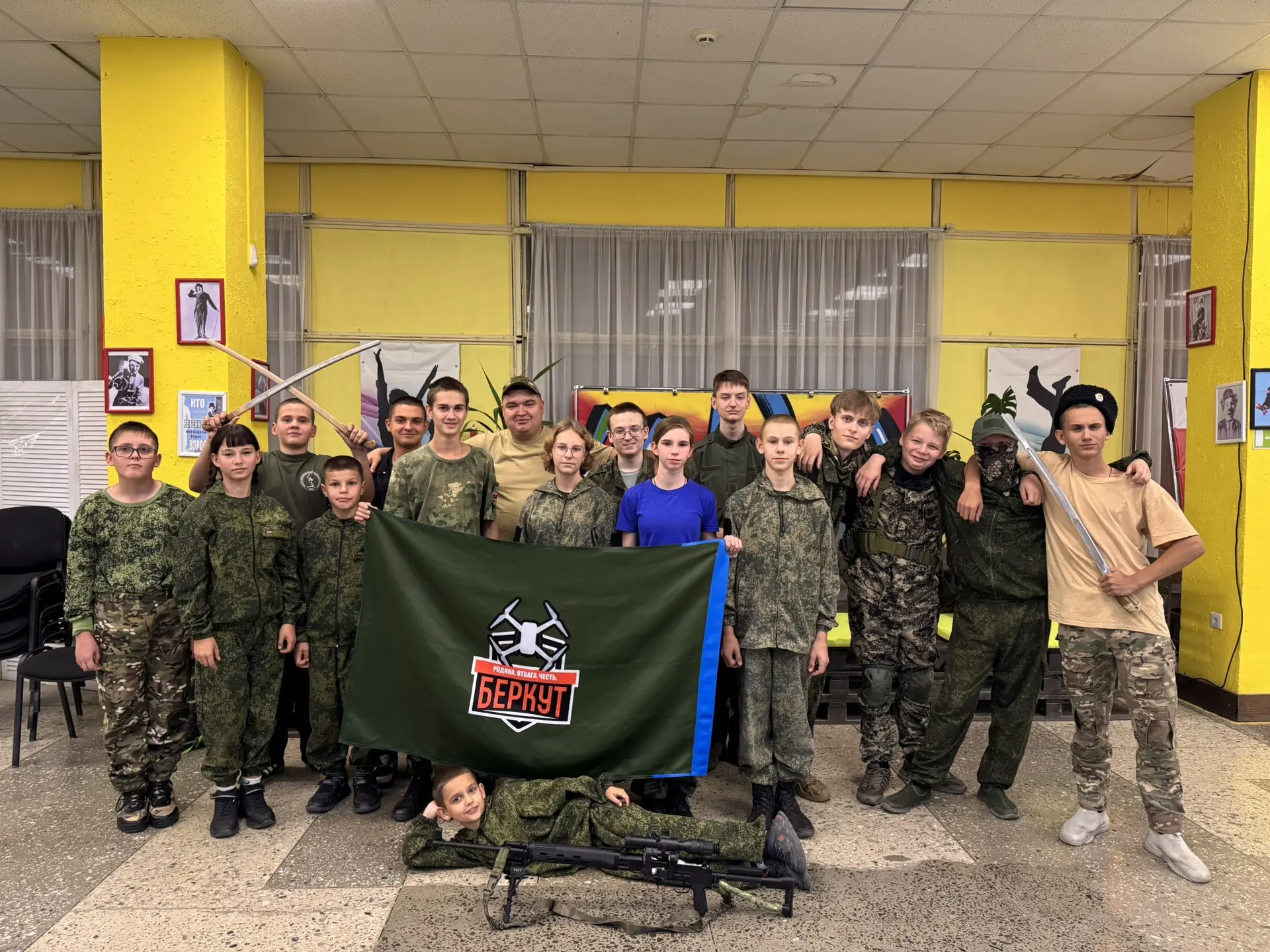 Занятие по первой помощи в ВПК «Беркут»: от теории — к практике