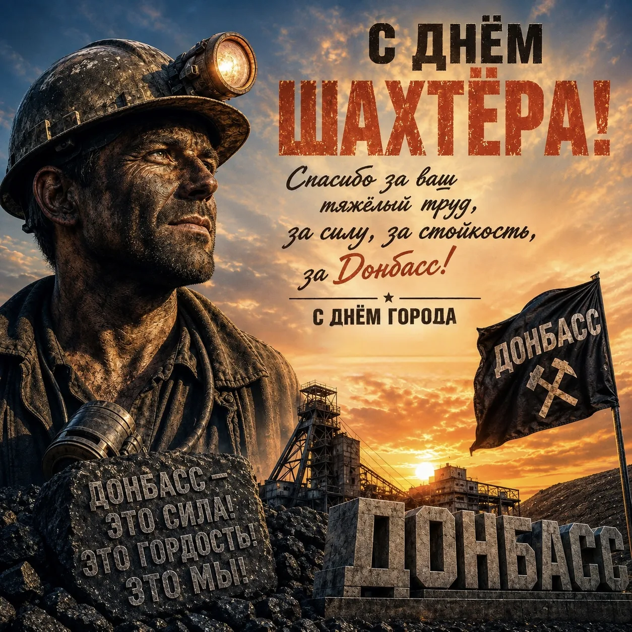 ⚒️День Шахтёра сегодня отмечается в Донбассе