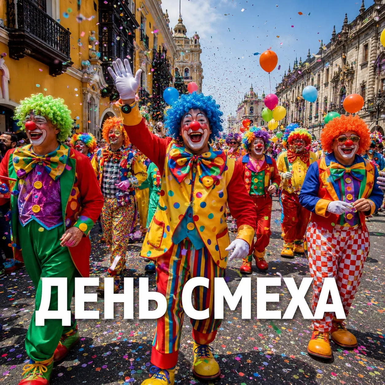 🎪 В Перу улицы заполонили сотни профессиональных клоунов 🤡

Если вам казалось, что на утренней лет