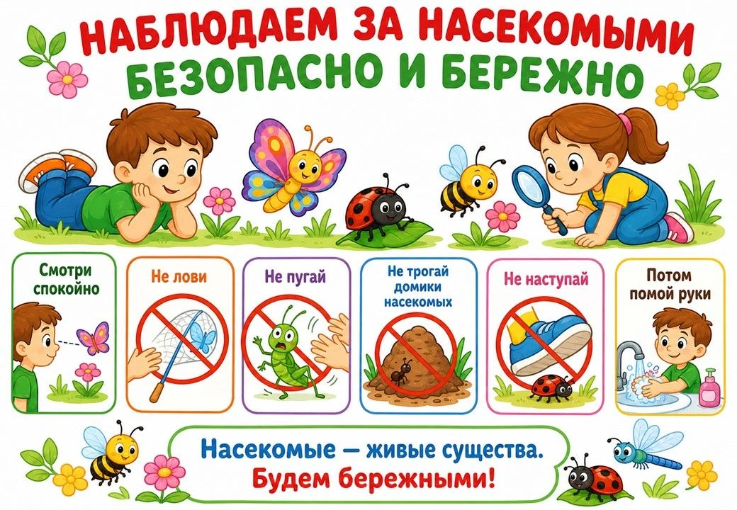СОВЕТ ВЗРОСЛЫМ: НАБЛЮДАЕМ БЕРЕЖНО 🌿