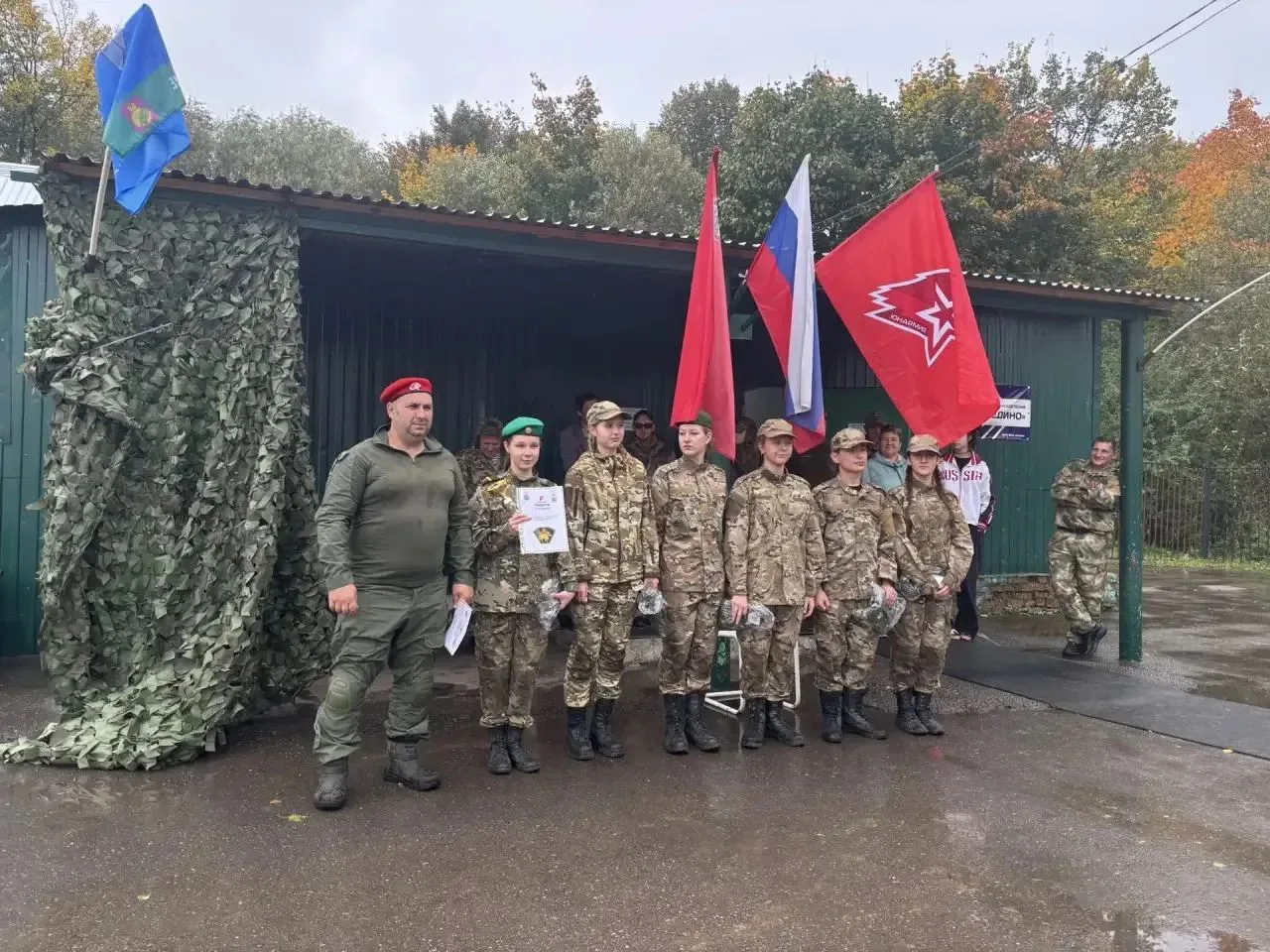 В спорткомплексе "Федино" прошли военно-спортивные игры "Юноармейский спецназ" 🪖