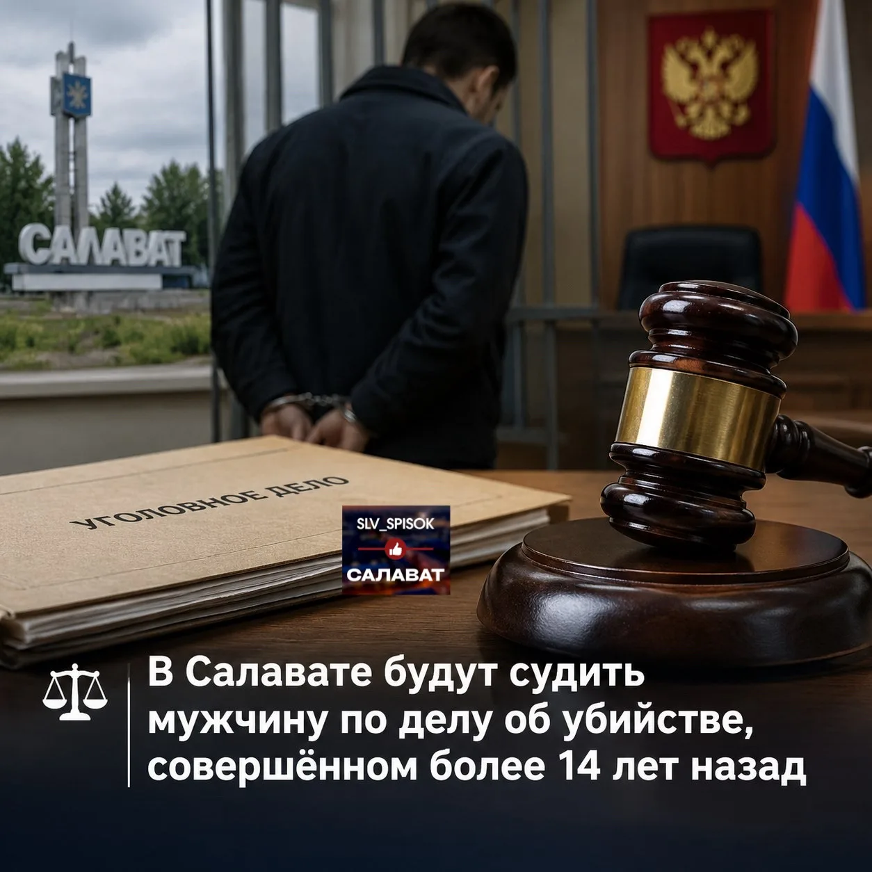 ⚖️ В Салавате будут судить мужчину по делу об убийстве, совершённом более 14 лет назад