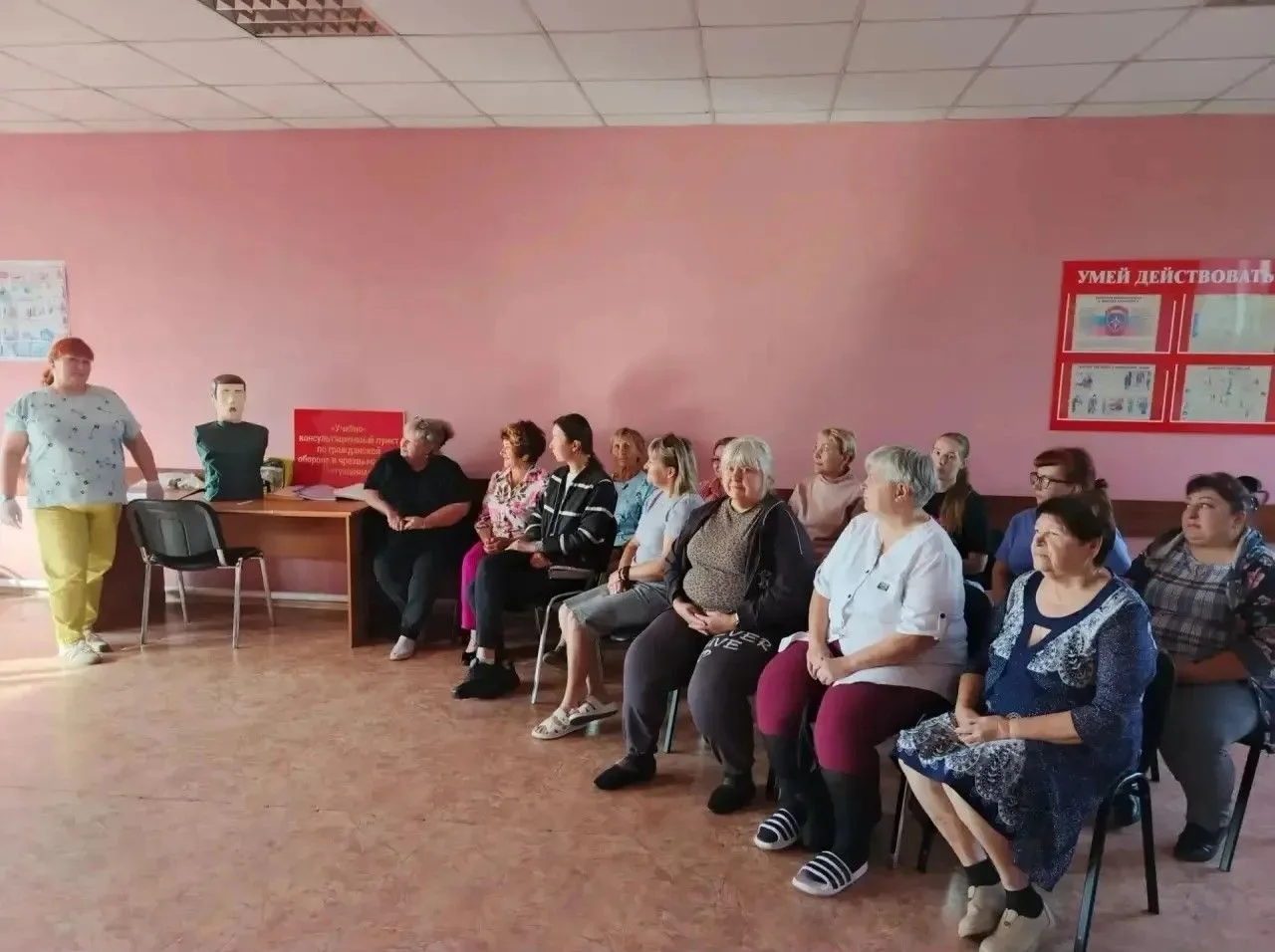 В ГБУЗ «Прокопьевская районная больница» состоялся практикум по оказанию первой медицин...