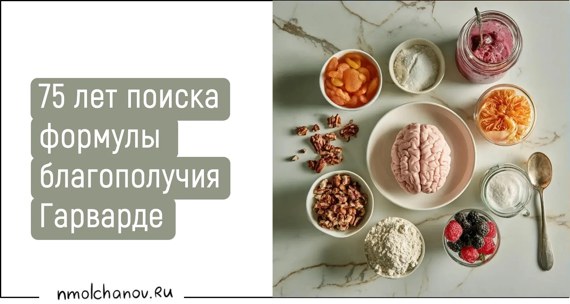 В далеком 1938 году в Гарварде решили выяснить, что делает людей здоровыми и успешными....