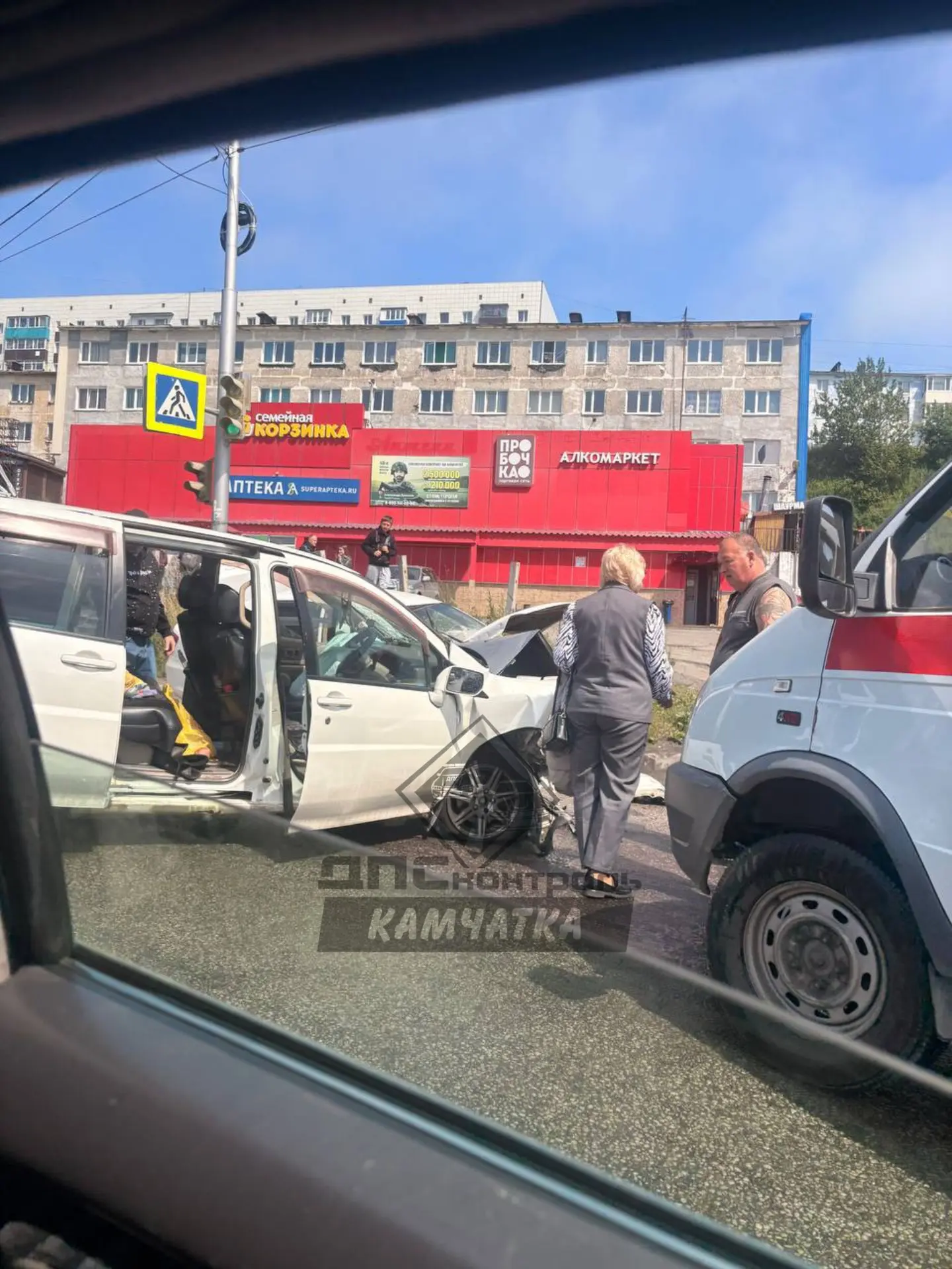 Момент жесткого ДТП на «Воднике» ЗДЕСЬ