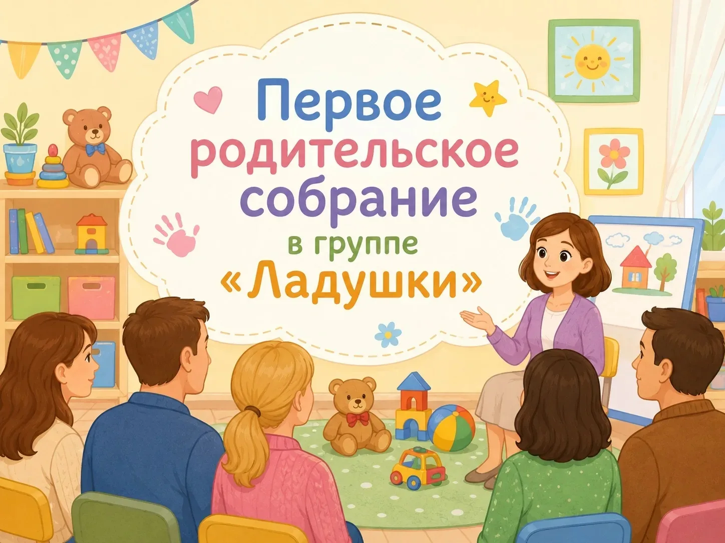 📢 Первое родительское собрание в группе «Ладушки»
