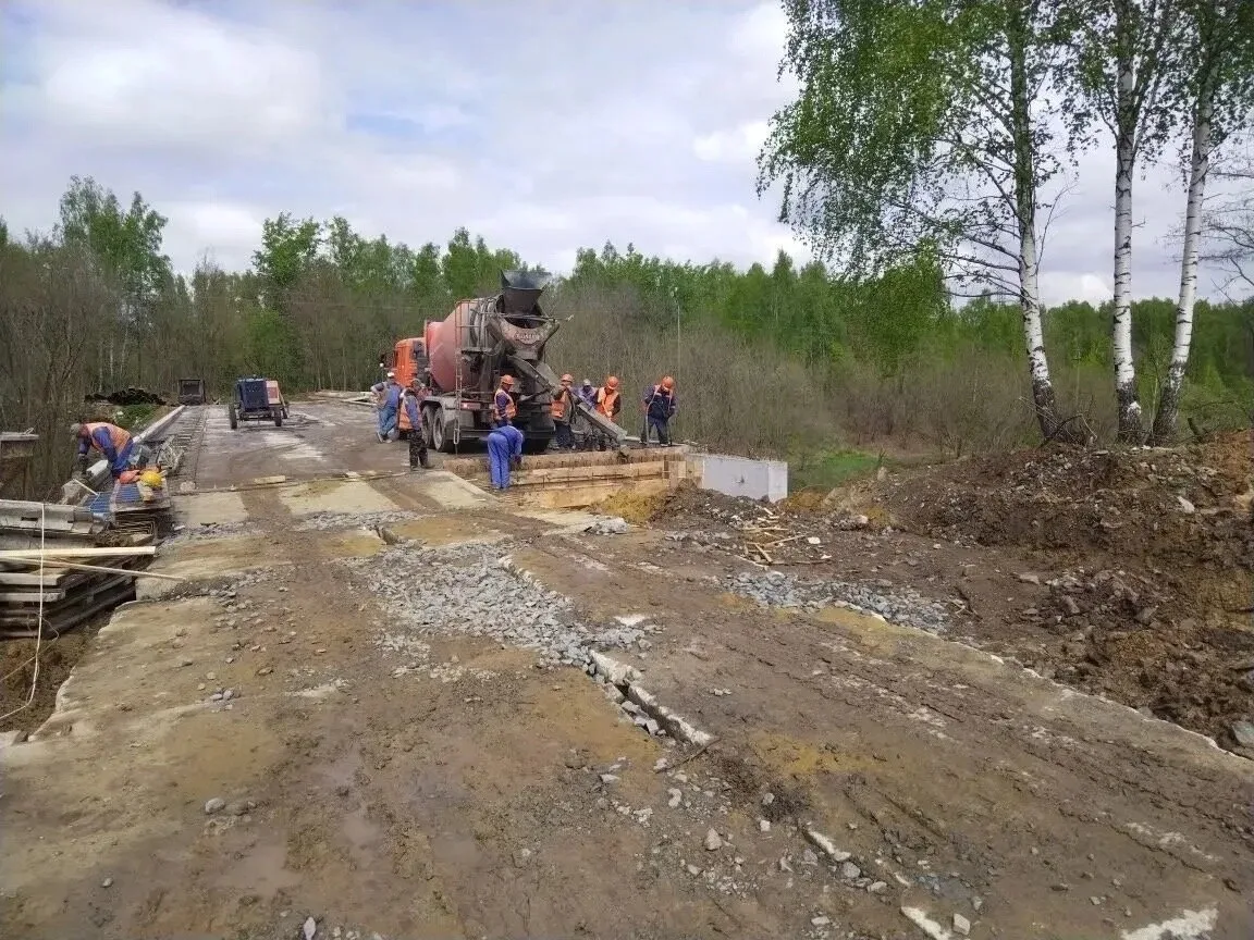 🚜 В Железногорском районе начался капитальный ремонт путепровода через железную дорогу у поселка Пас