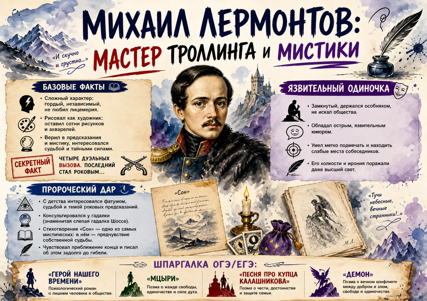 ✒️Нескучная биография знаменитых писателей!📚
