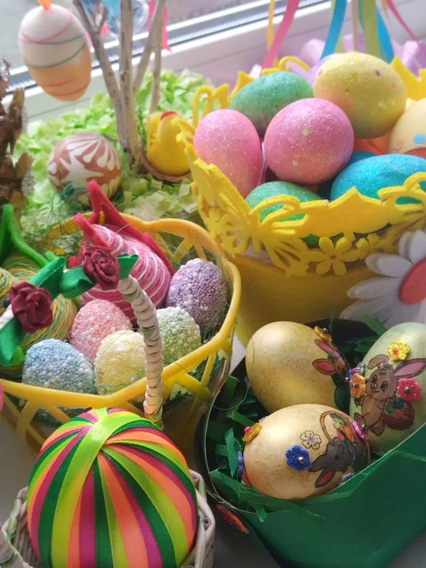 🌷✨️Пасхальная выставка в группе "Теремок"🐰🪻