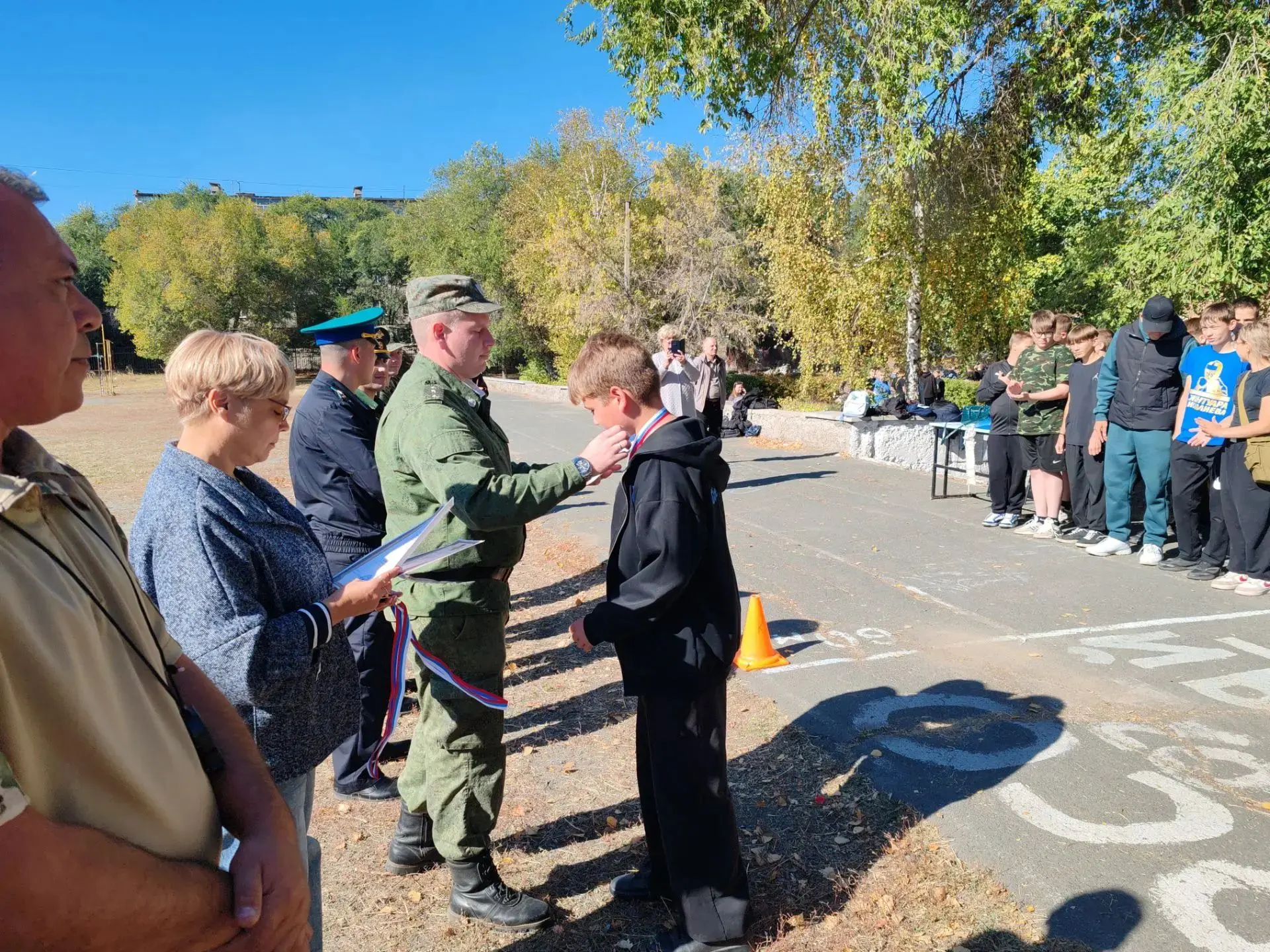 🪖🥉 Команда 6В класса под руководством педагога дополнительного образования Маркевича ...