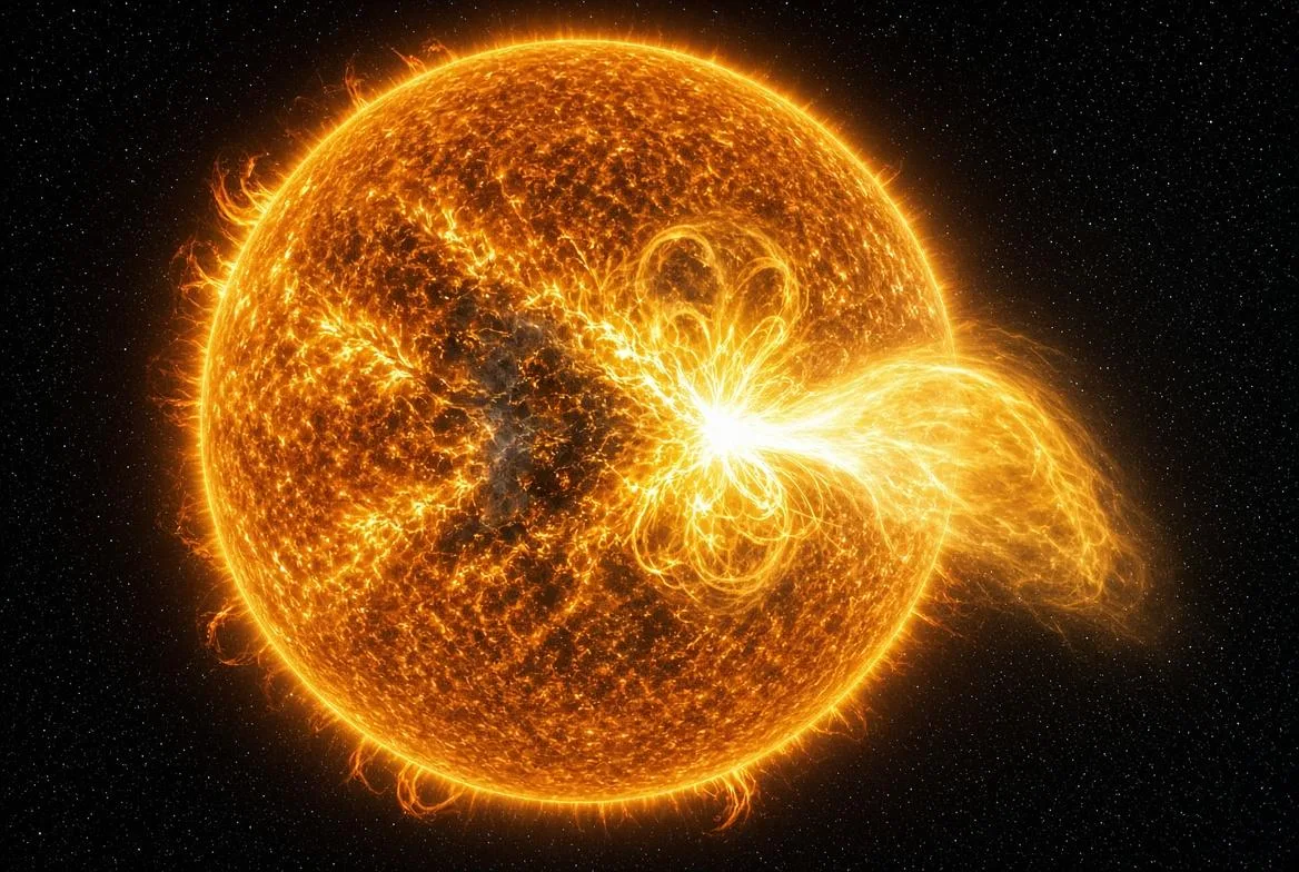 ⚡️ 🧭 Солнце резко ожило после месяца затишья