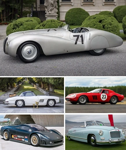 🏁 От BMW 328 до VW W12: в Италии показали самые невероятные автомобили 2026 года