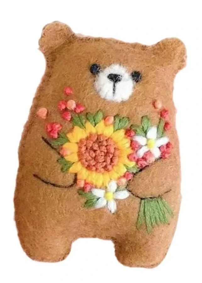 Простые медвежата из фетра🧸  мы в телеграмм