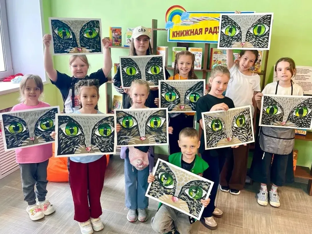 На  занятии по рисованию гуашью 🎨 с изостудией "Индиго" наши юные посетители изобразил...