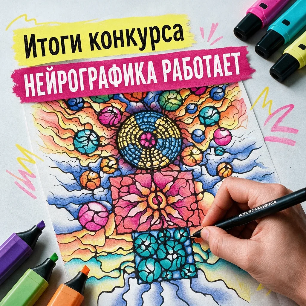 Дорогие нейрографы, подводим  итоги конкурса «Нейрографика работает»!