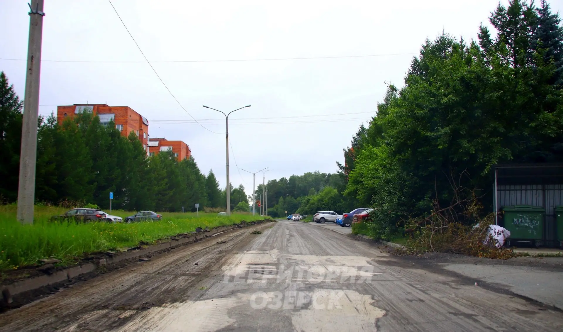 Новый асфальт на Иртяшской временно откладывается