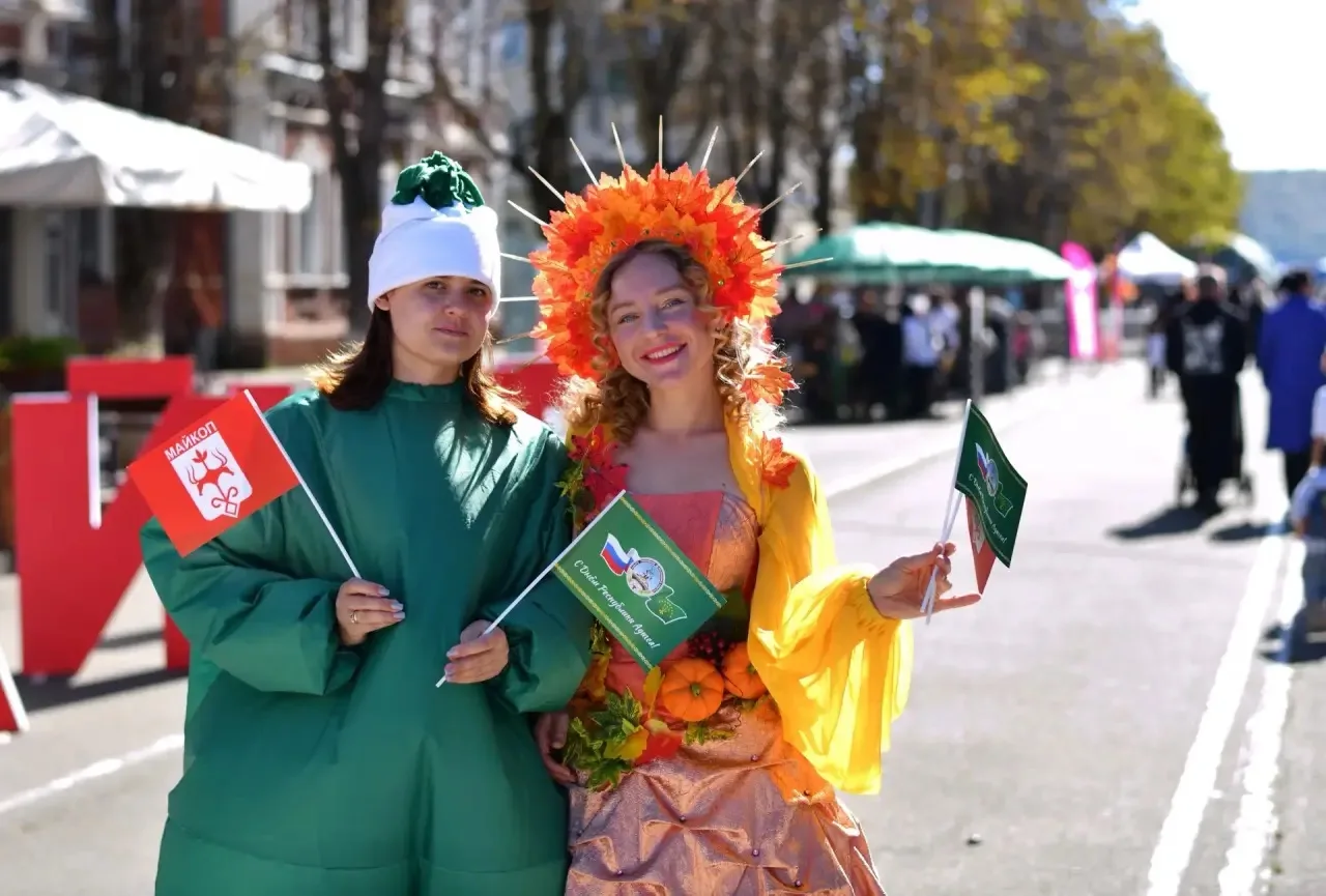Праздничные мероприятия в центре Майкопа  🎉