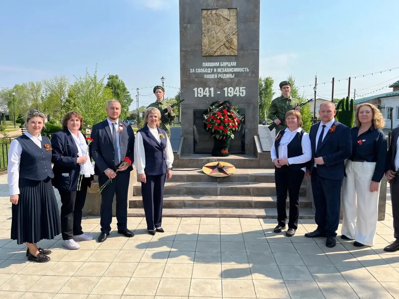 День Победы: память, гордость, единство  Сегодня в Подгородне-Покровском сельсовете проходят  торжес