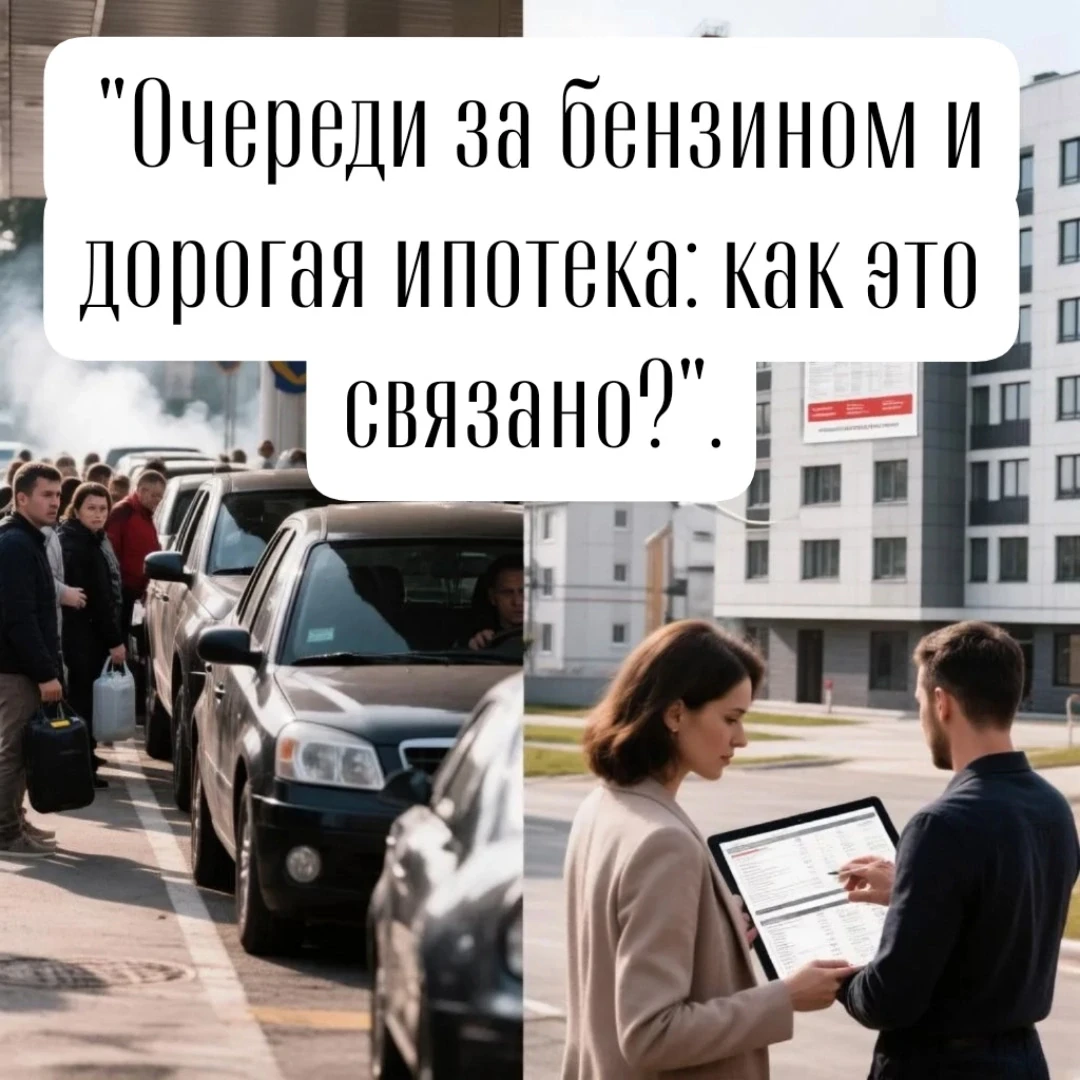 ⛽️ Очереди за бензином и дорогая ипотека: как это связано?