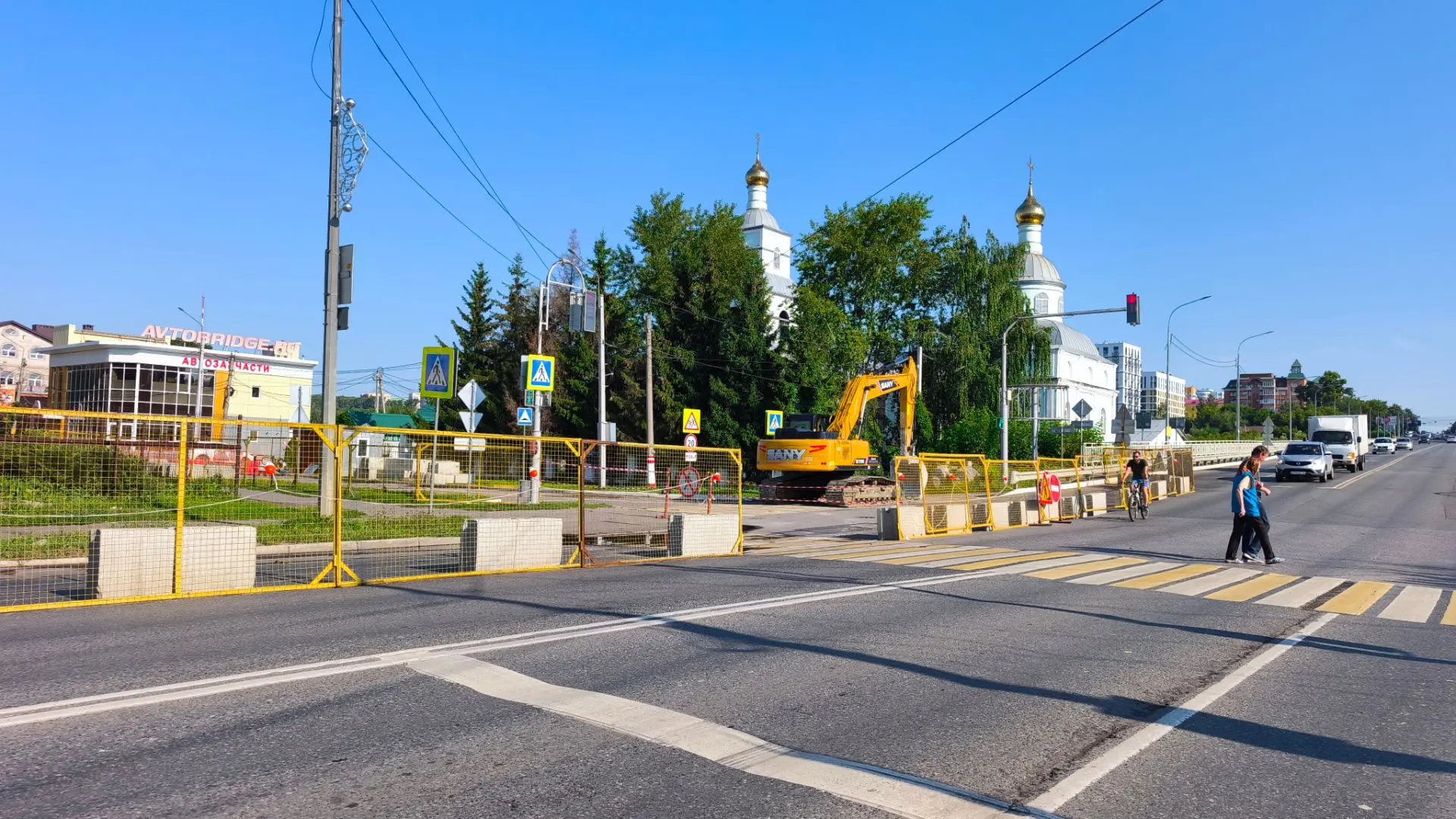 Внимание, водители! На перекрёстке Саранской и Ботевградской закрыт проезд по Саранской в сторону Ма