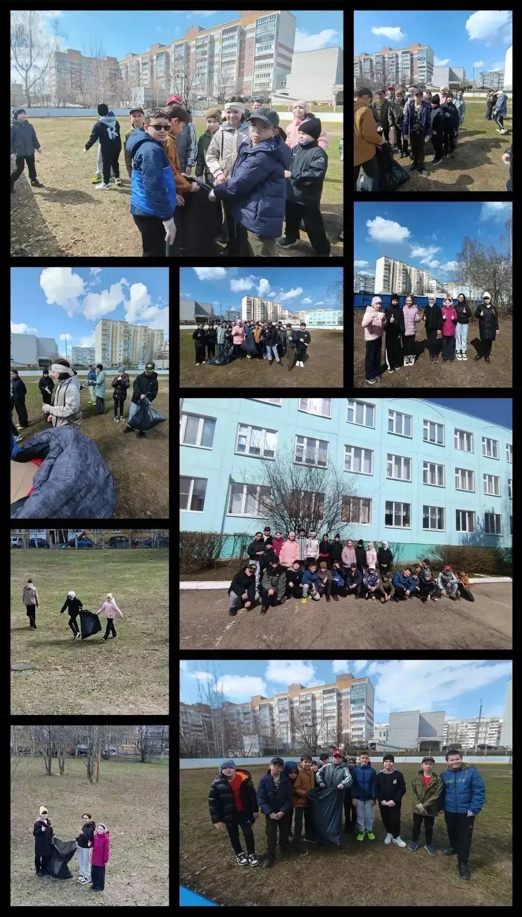 Целую неделю мы наводили порядок на пришкольной территории — всё делали Своими руками! ✨🧹 Масштабный
