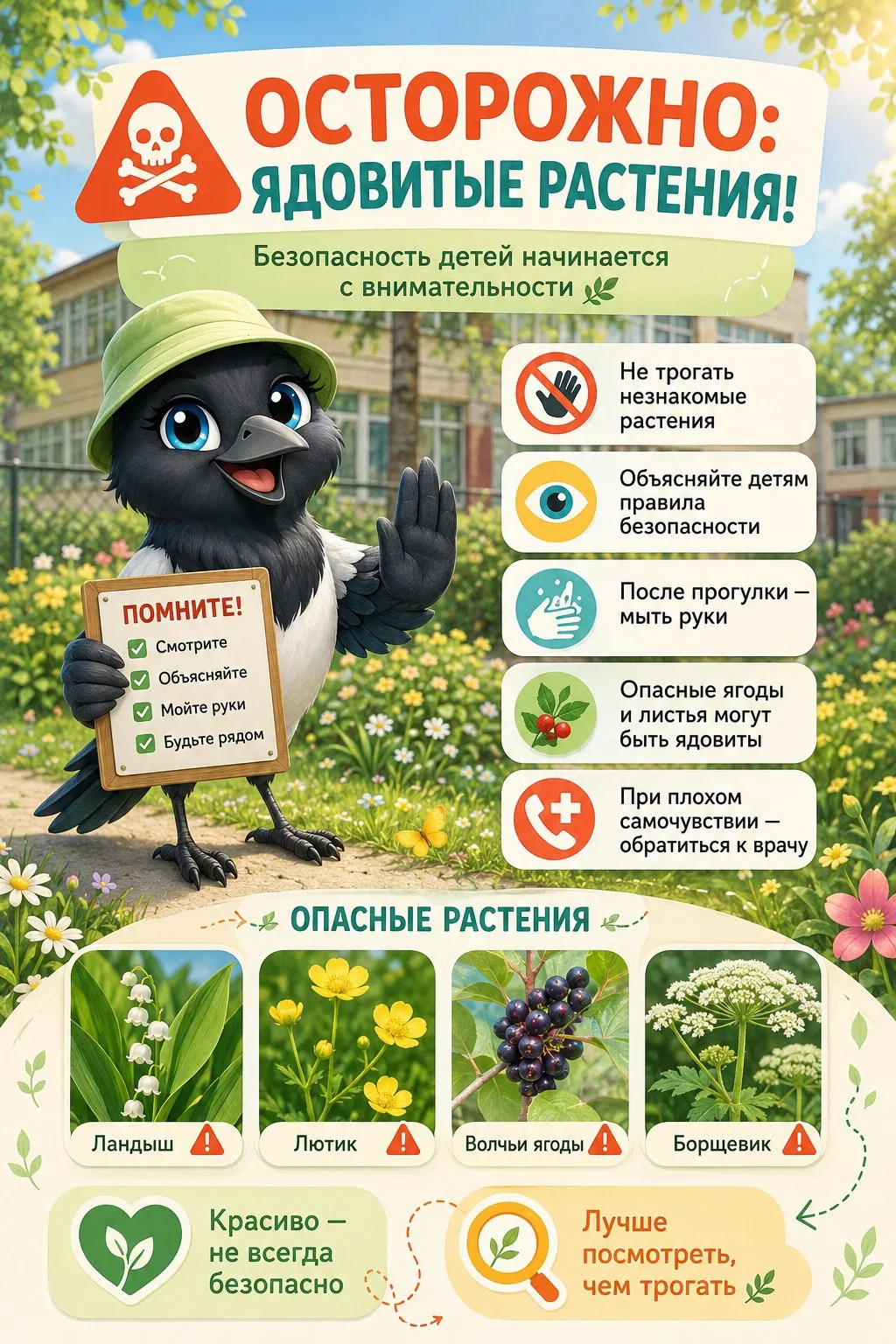 Осторожно!!! Ядовитые растения!