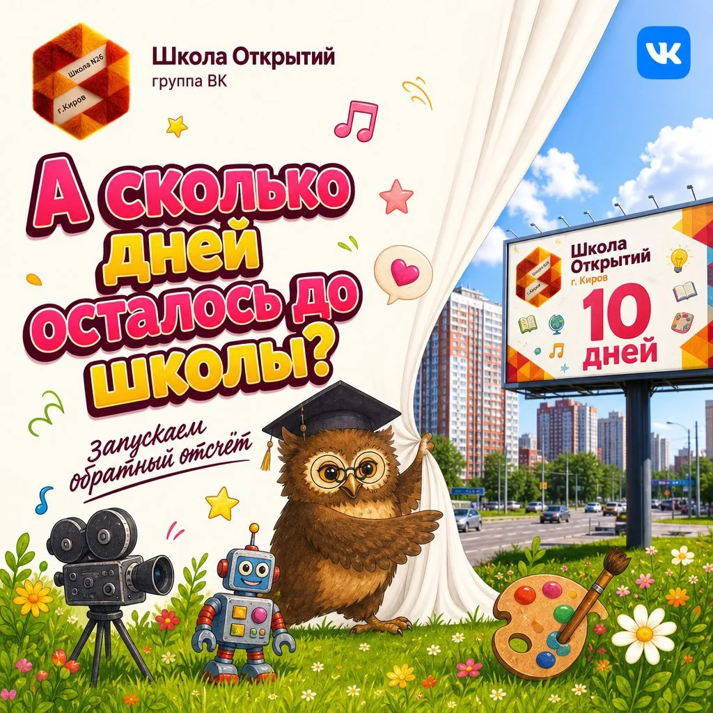 На календаре - 10 дней до школы. Мы не торопим, мы просто напоминаем: лето потихоньку з...