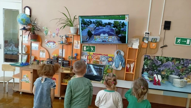Виртуальная экскурсия по родному селу состоялась в младшей группе.