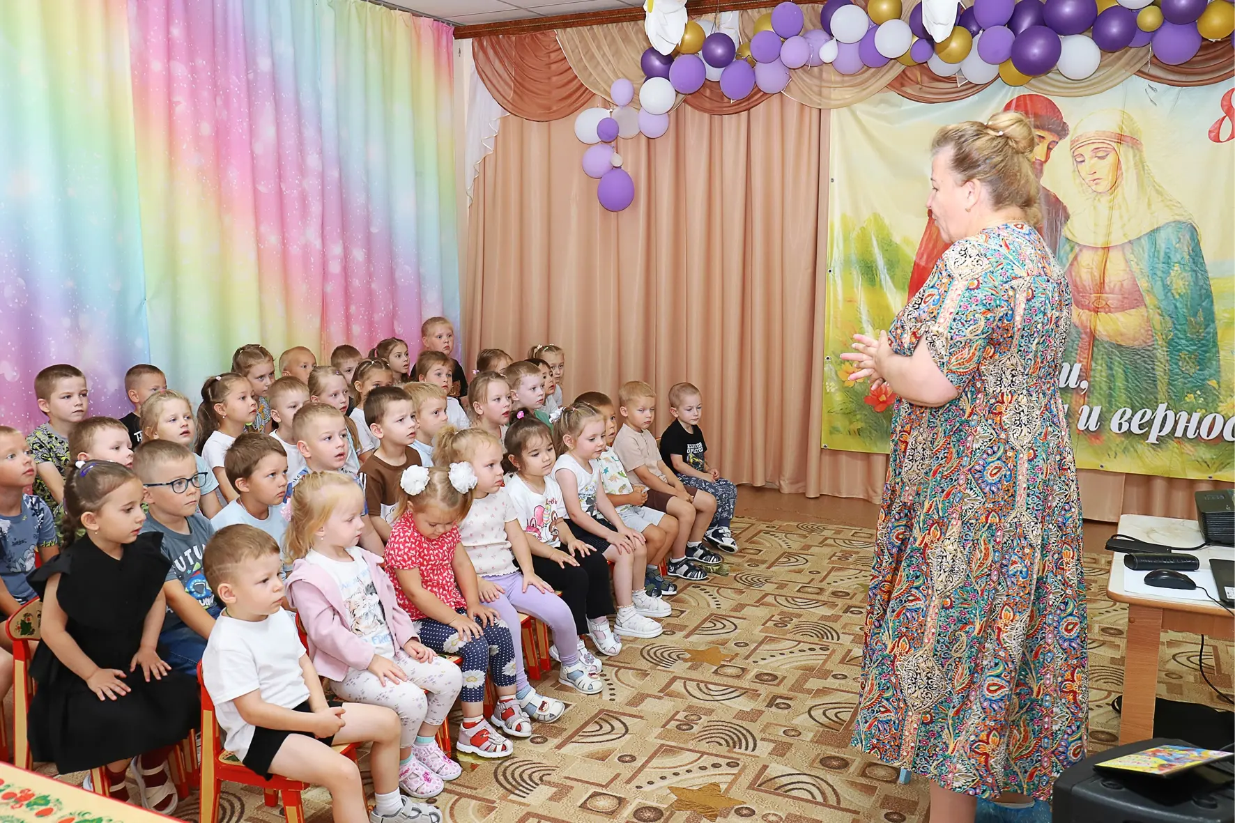💥Доброе кино в Детском саду «Радуга»: мультфильм, который учит быть лучше

💫На базе Детского сада 