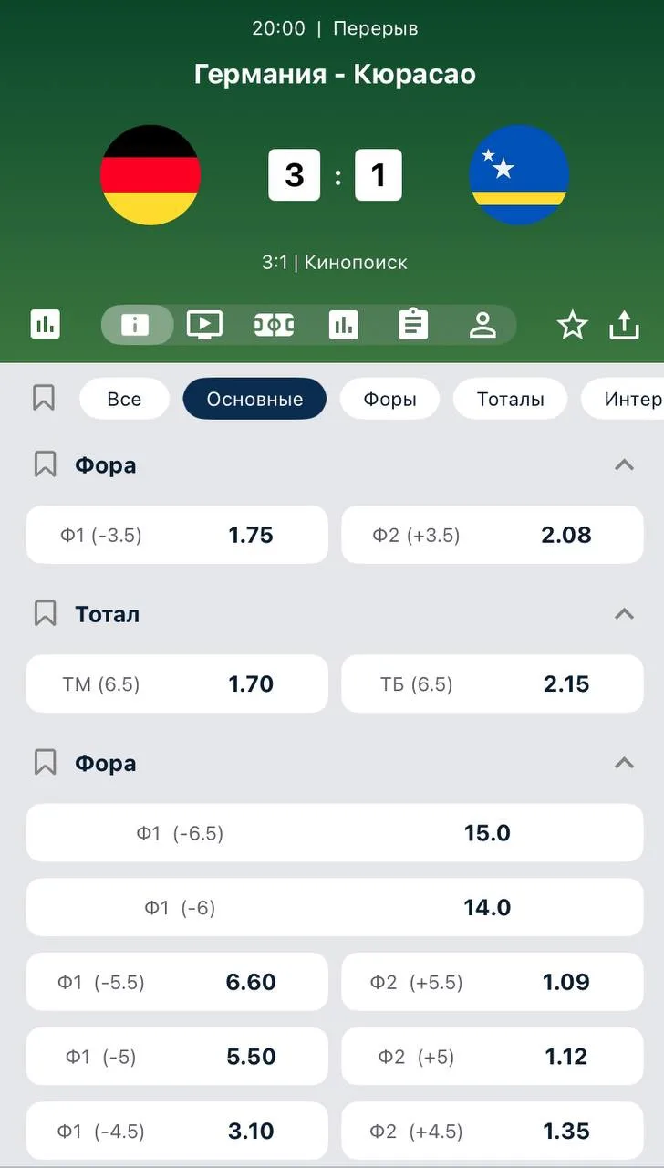 🏆 Четыре гола в первом тайме!

Германия ведет 3:1 после первого тайма благодаря голам Нмечи, Шлотте