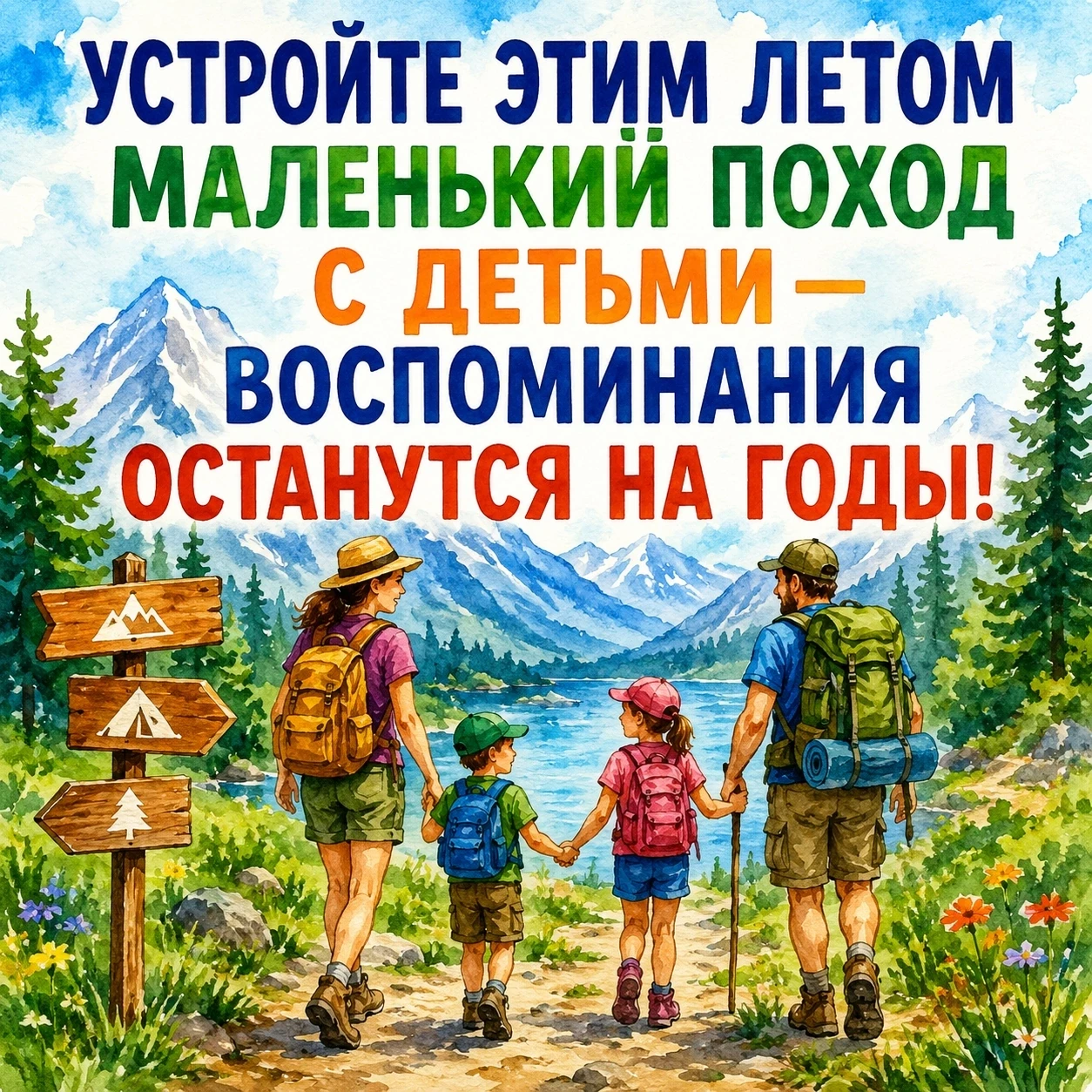 🌿⛺ Устройте этим летом маленький поход с детьми — воспоминания останутся на годы!

Не обязательно е