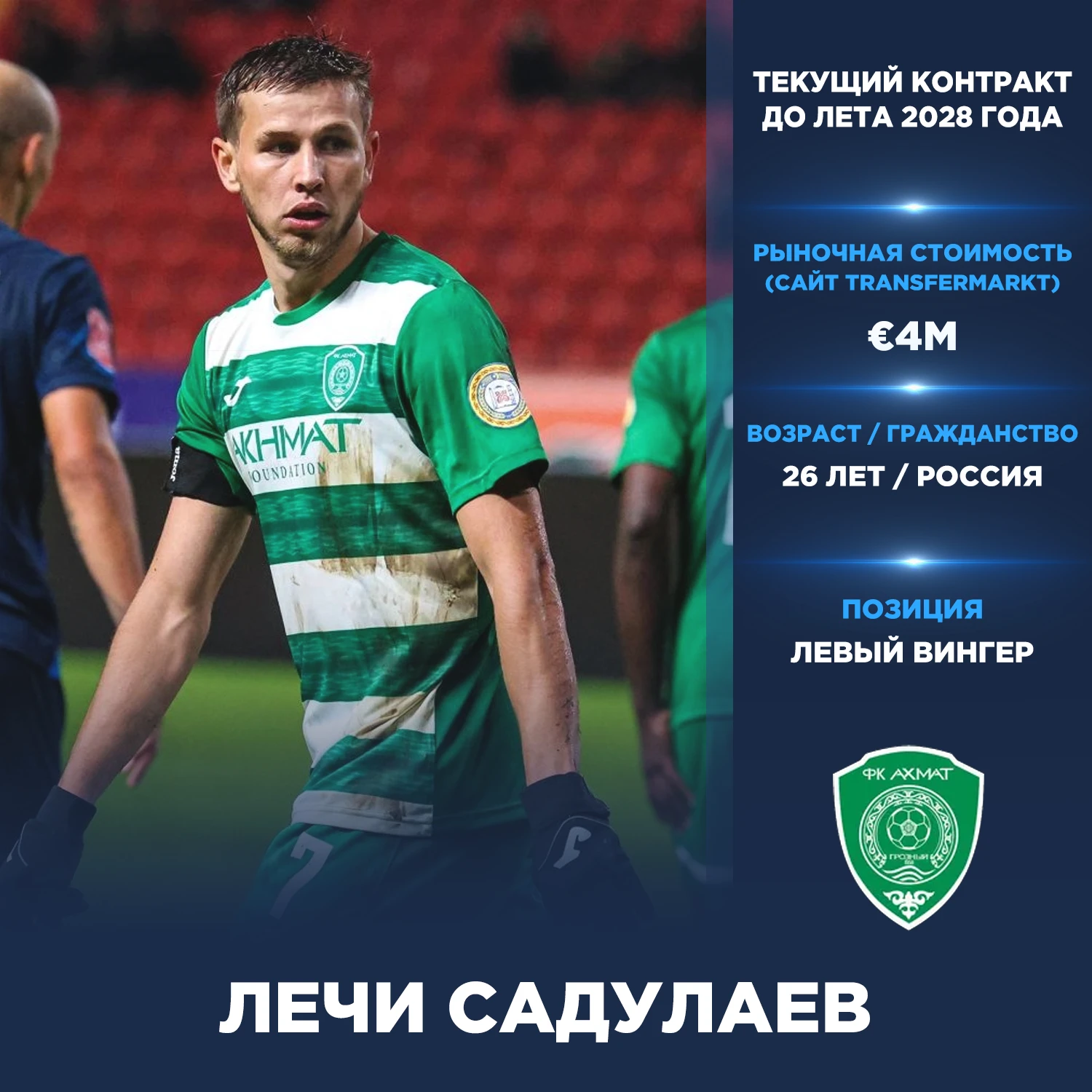 Лечи Садулаев заявил, что хотел бы поиграть в Европе: