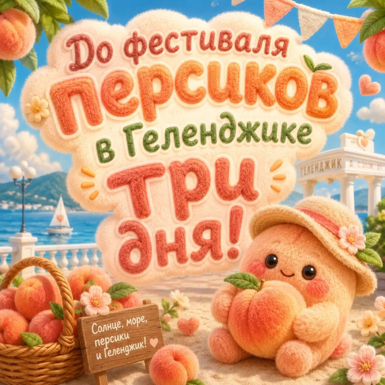 🍑 Персиковый фестиваль в Геленджике!
