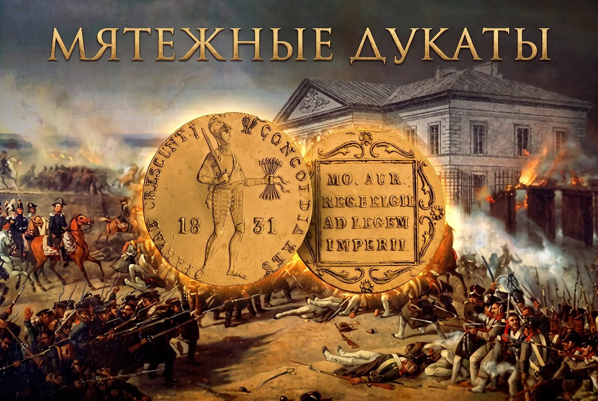 Истории известны монеты, которые были своего рода оружием. 

Польское восстание против власти Россий