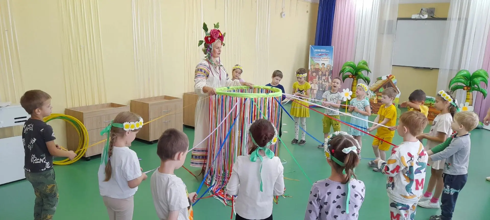 Сегодня, в нашем детском саду прошёл замечательный праздник Ивана Купалы, который еще называли Иван 
