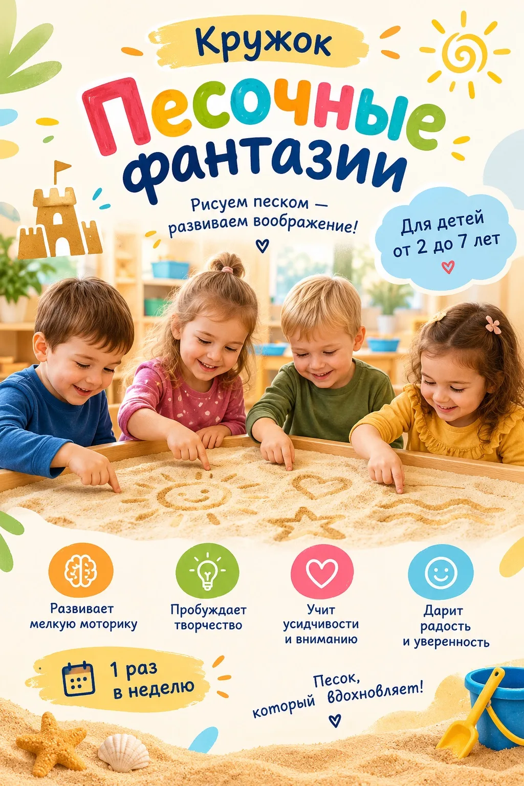 🎨✨ Открыта запись в кружки!