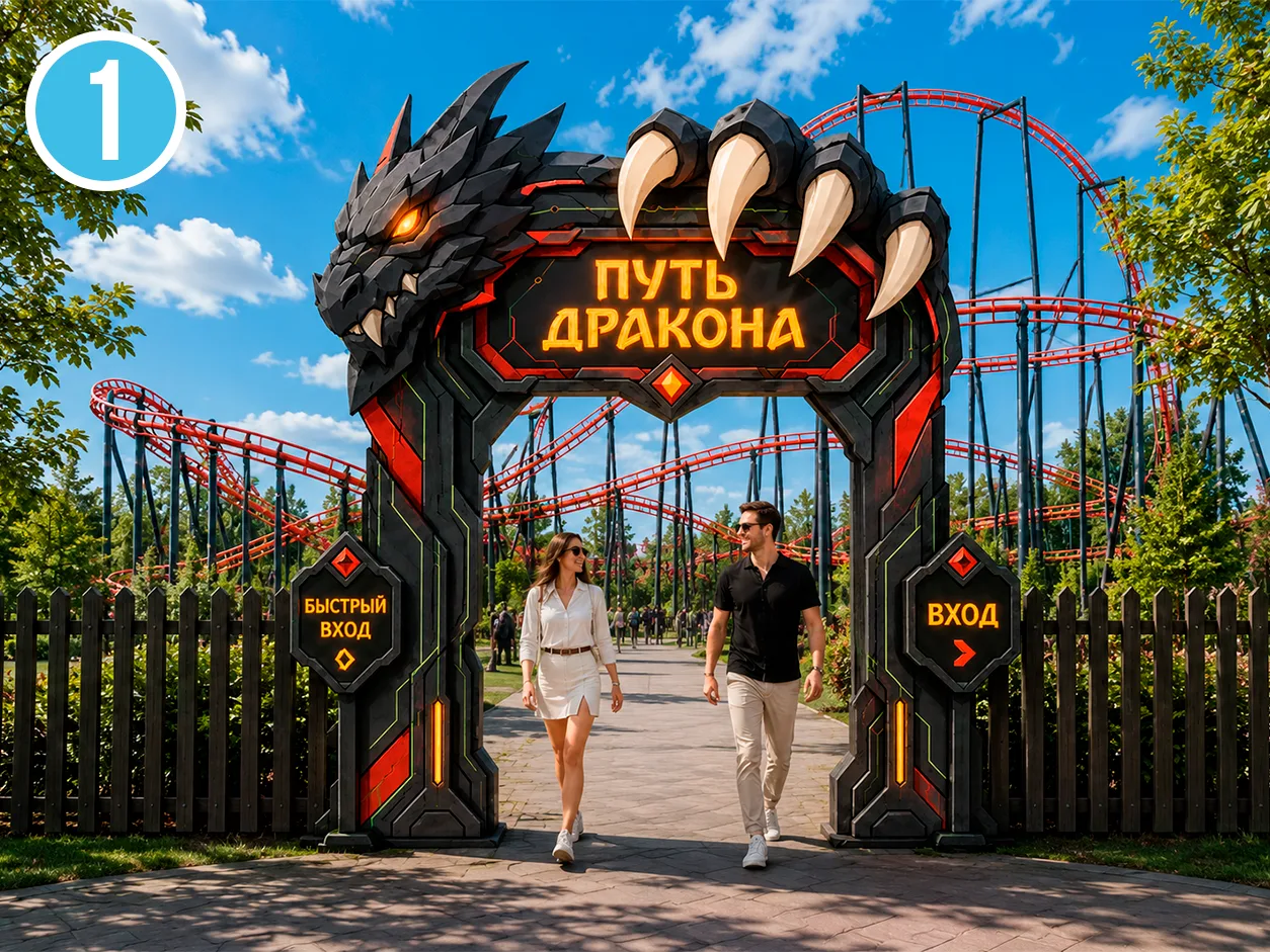 🔥 Скоро в «Сказке» откроется огненная трасса «Путь Дракона»! А пока хотим показать вам...