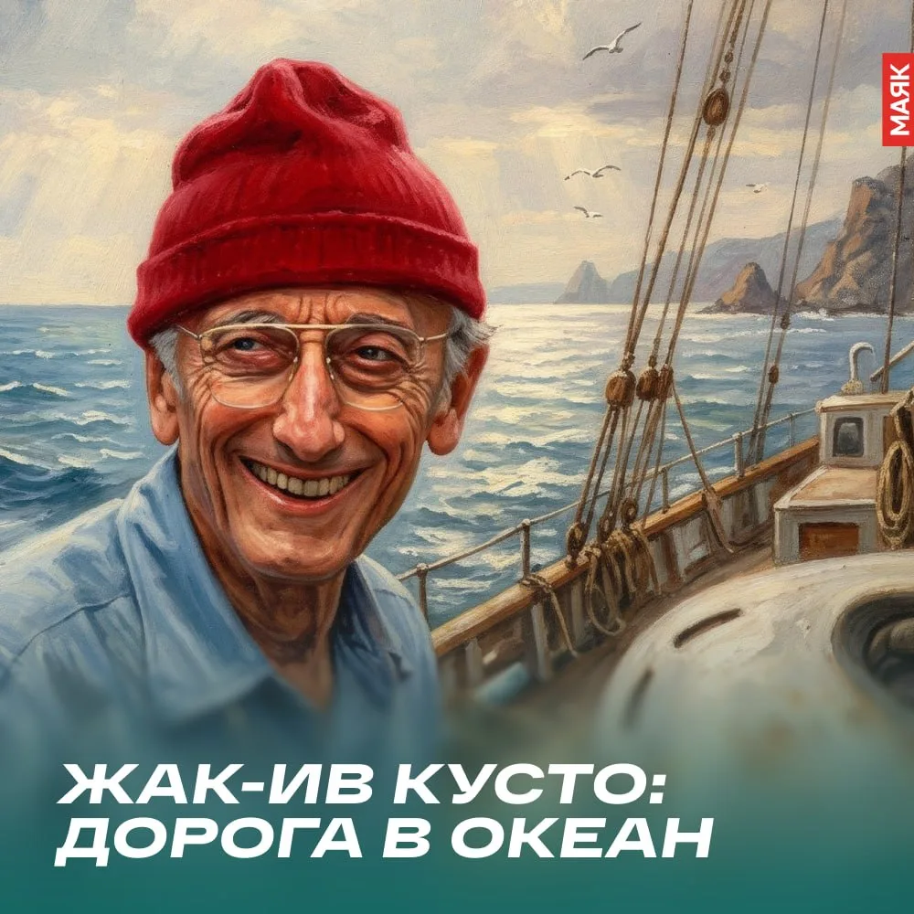 Сегодня день рождения Жака-Ива Кусто — одного из самых известных исследователей Мирового океана.

Не