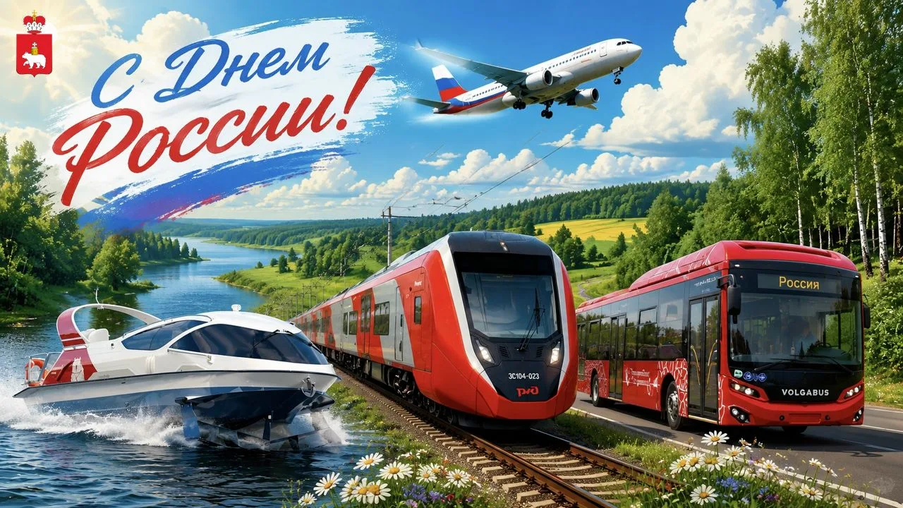 🇷🇺Уважаемые жители Пермского края, поздравляем вас с Днём России!🇷🇺 
 
В этот день все мы объеди