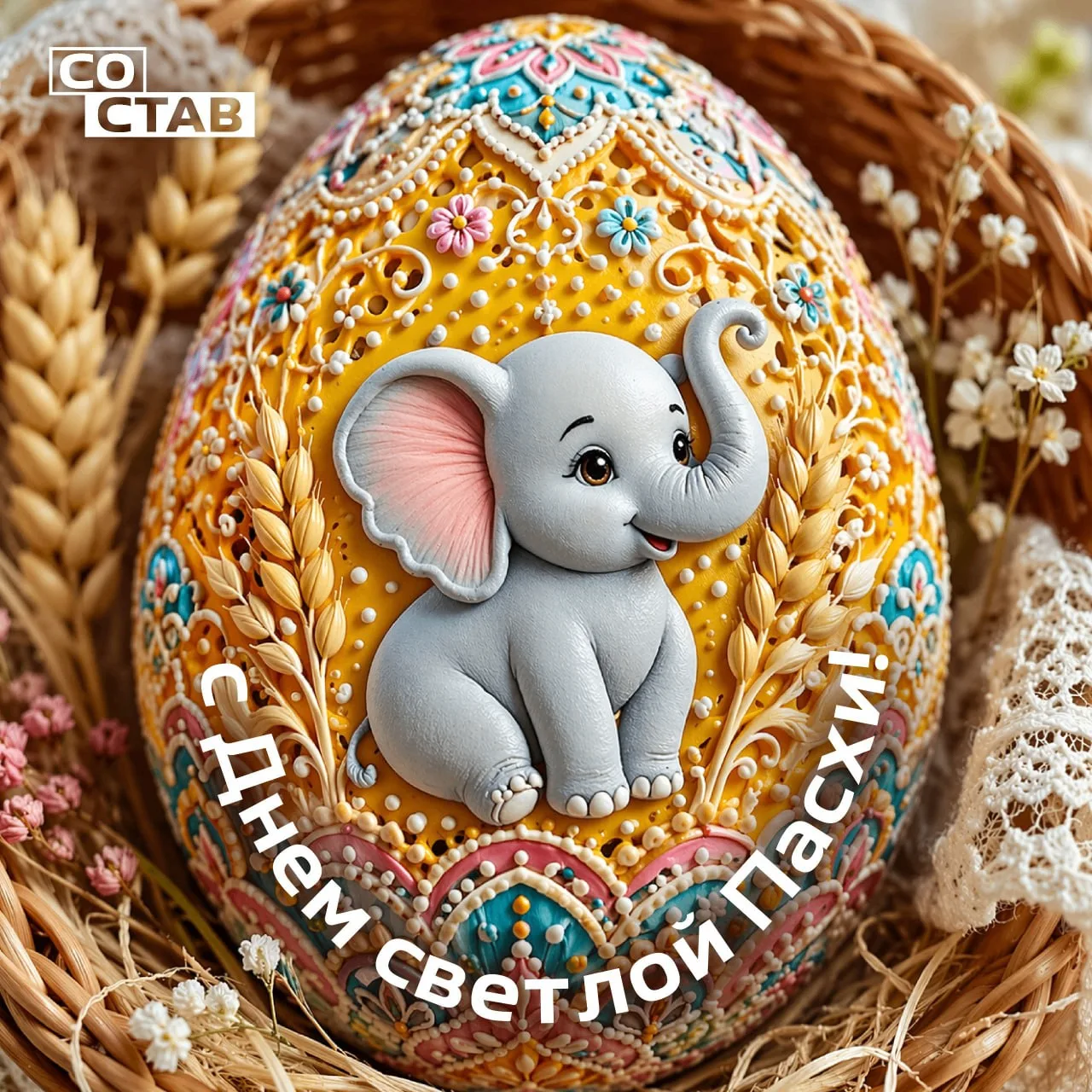 С праздником Пасхи!