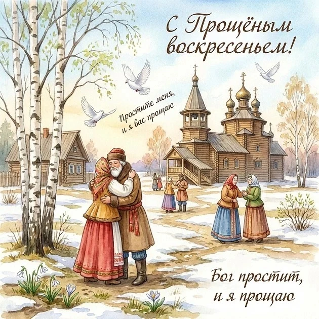📍Седьмой день масленичной недели - он называется «Проводы» или «прощеное воскресенье».
