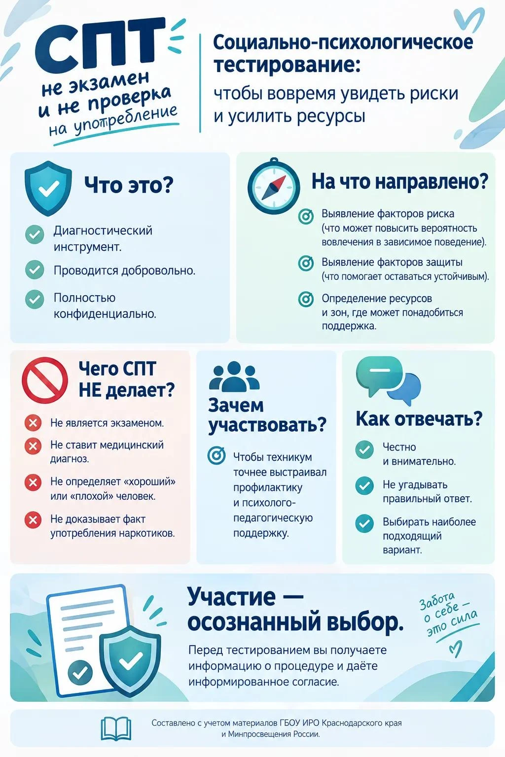 СПТ — это забота о тебе! 💙