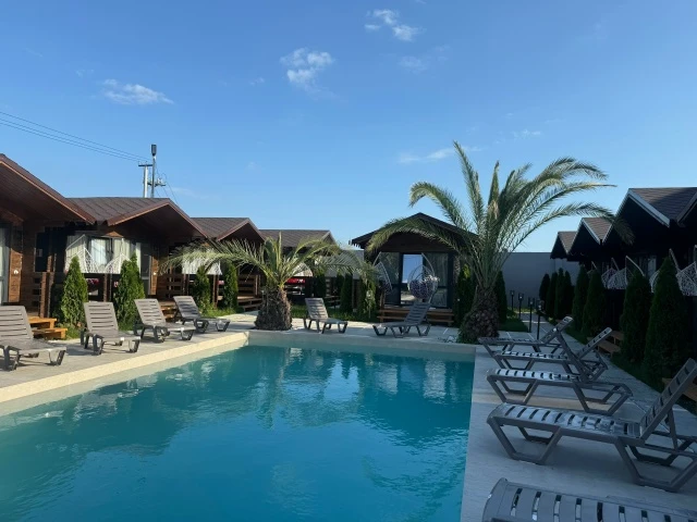 #ПИЦУНДА  Уютные деревянные домики в коттеджном комплексе "San Sebastian"🏝️🏝️🏝️ Приглашаем вас отдох