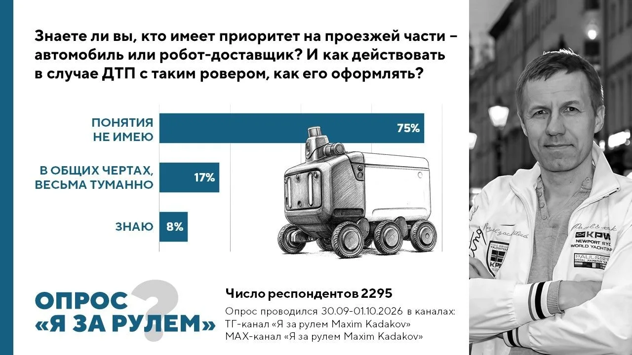 Водители не знают, как взаимодействовать с роботами-доставщиками