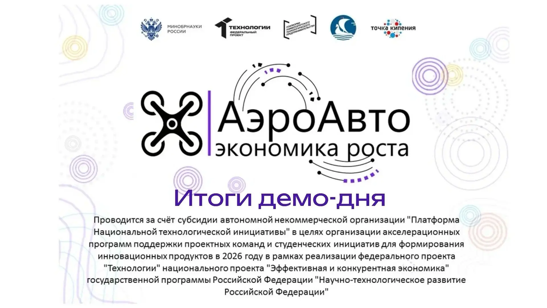 Представляем итоговый рейтинг команд акселератора «АэроАвто: экономика роста»!

15 июня в рамках ито