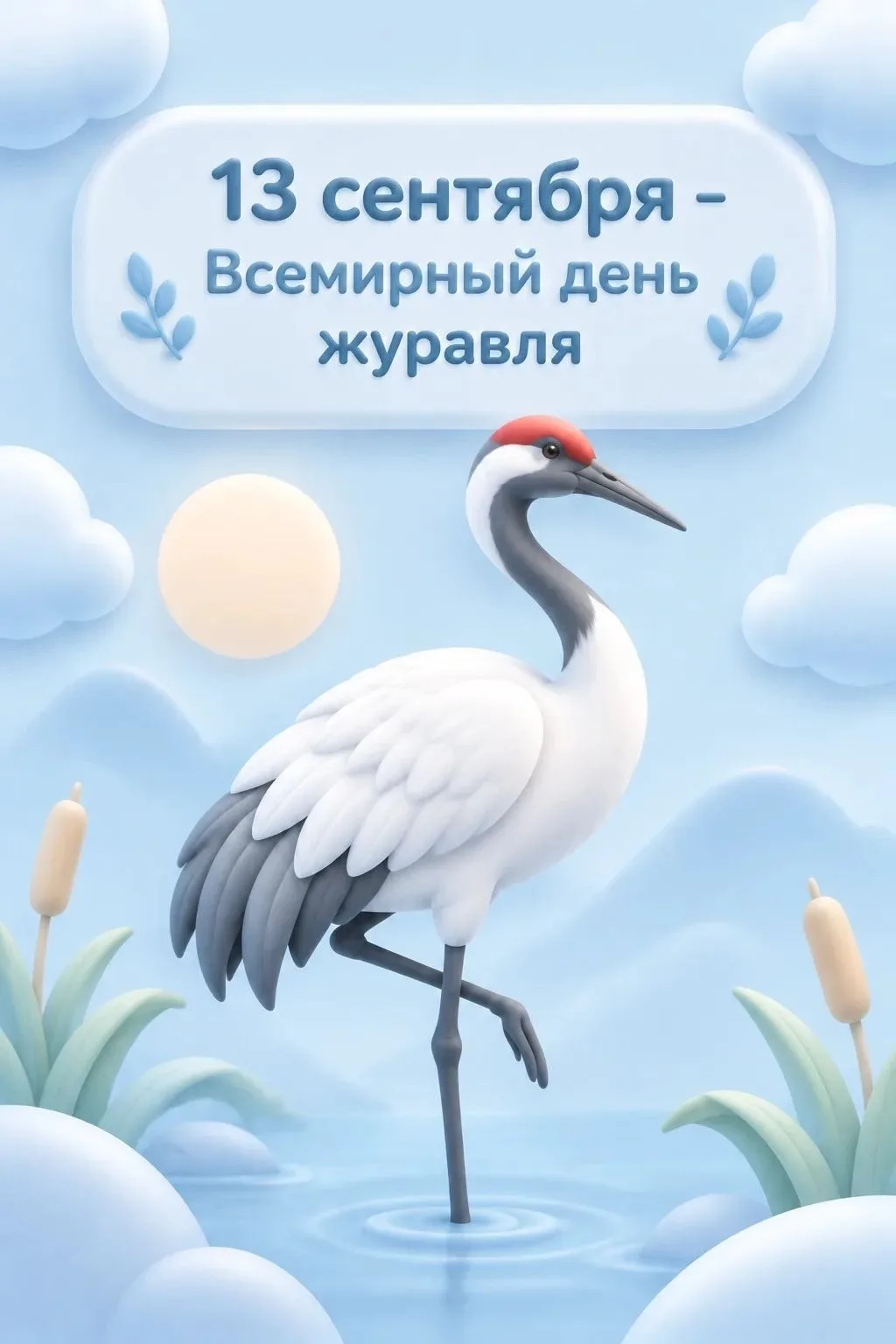 ✨13 сентября - Международный день журавля.✨