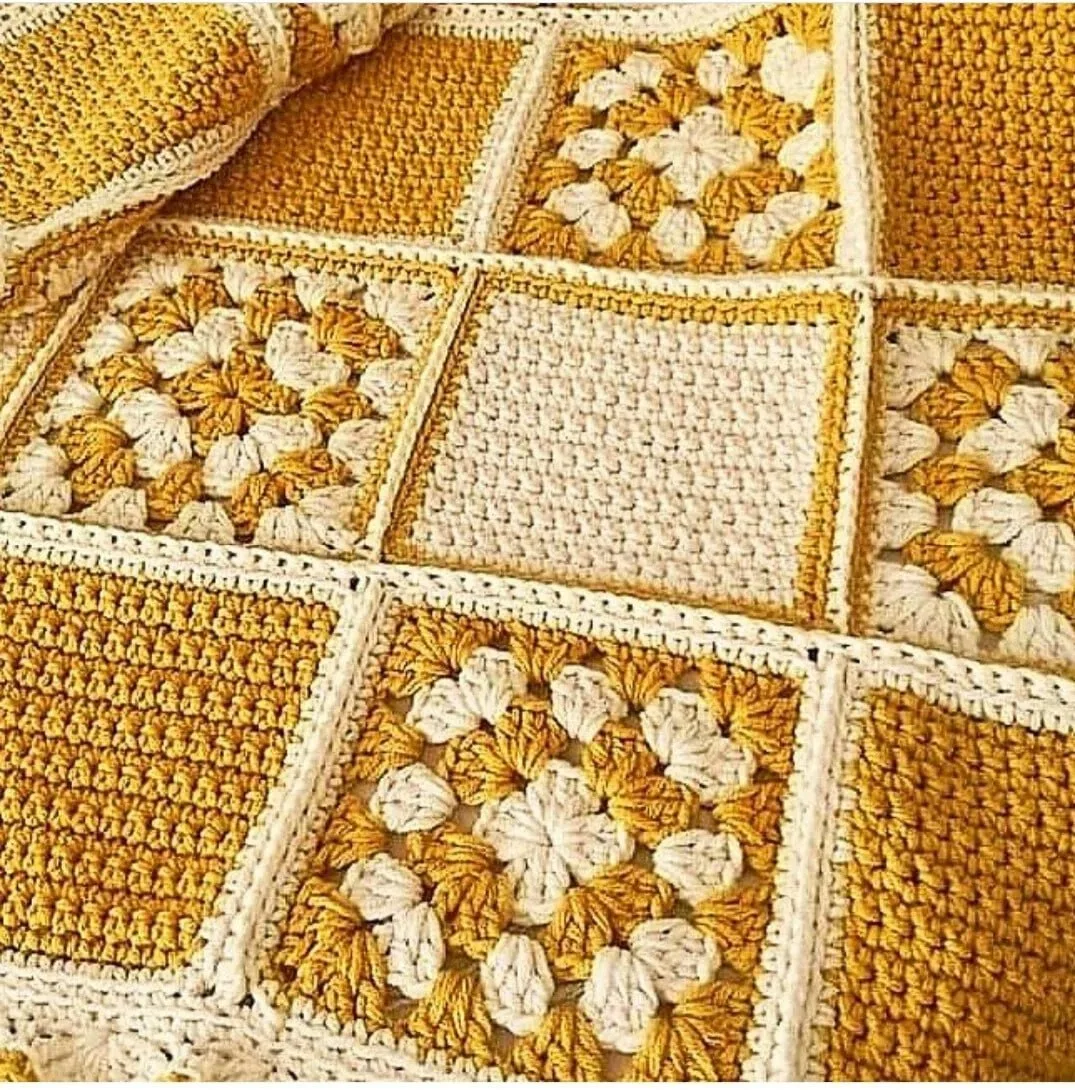 Плед крючком 🧶