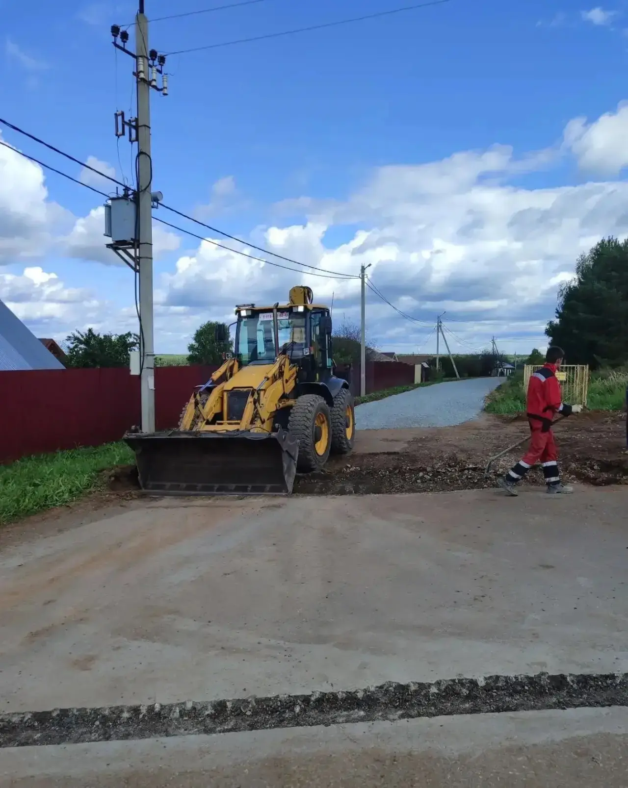 В Северном завершены работы по щебенению улиц Дружбы и Набережная.