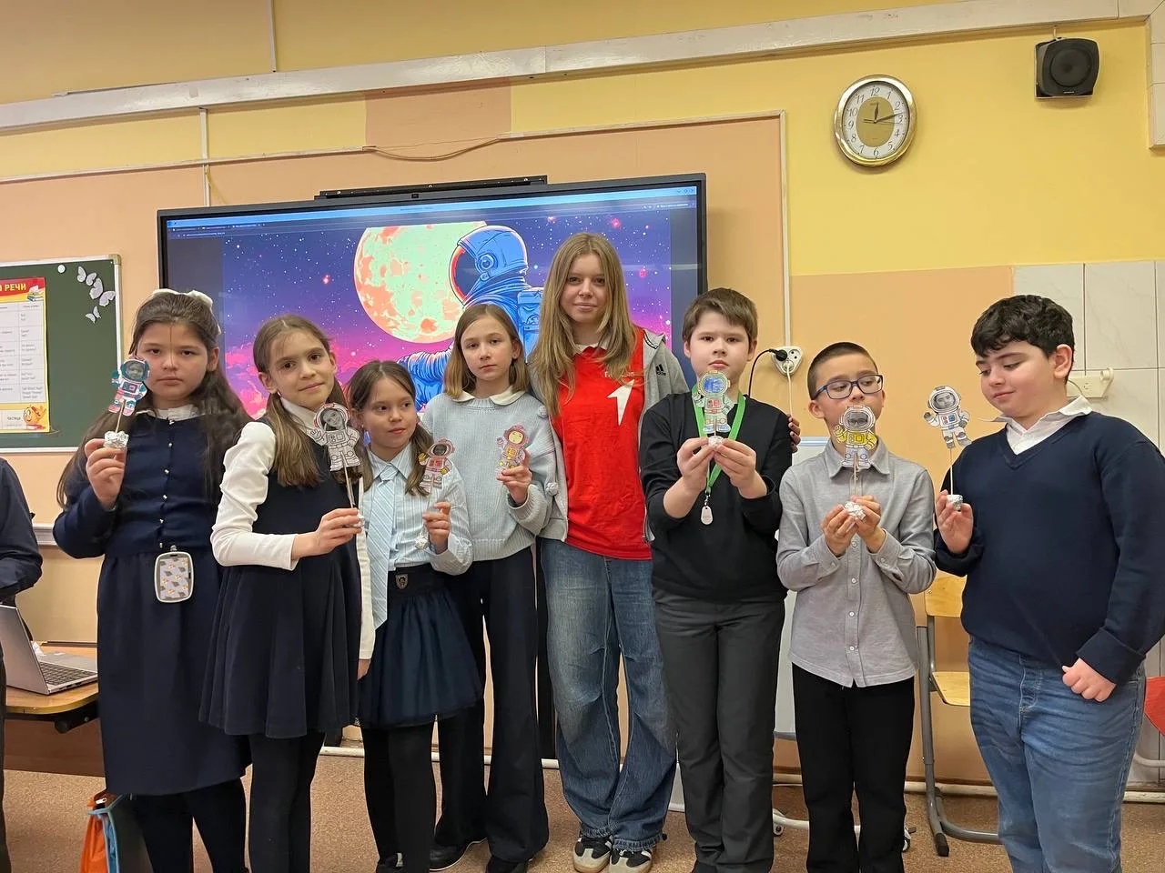Ко Дню Космонавтики 🚀  🪐 В преддверии Дня Космонавтики активисты Движения Первых провели увлекательн
