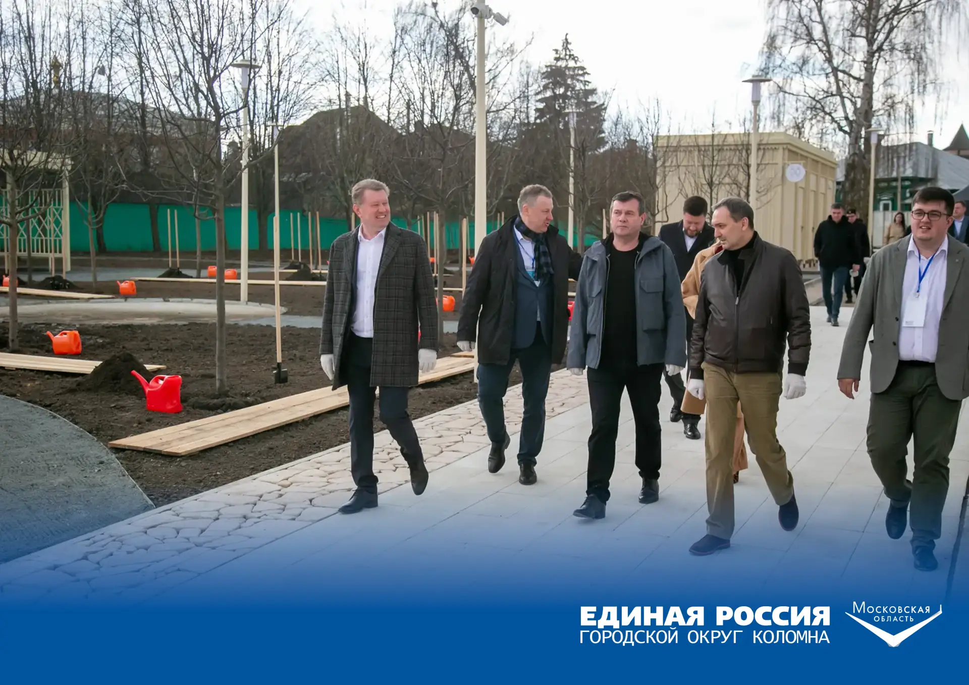 Аллею декоративных яблонь заложили на «Блюдечке» вместе с гостями Первого Всероссийского совещания р